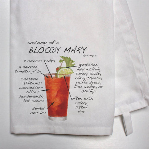 Bloody Mary Anatomy Bar Towel