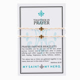 Prayer Partner Bracelets 1/1 medal Gold Metallic Gold