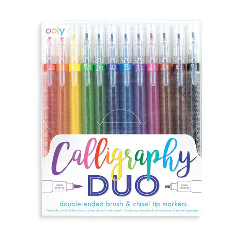 Ooly Calligraphy Duo Double-Ended Markers (Set of 12)