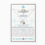 Garment of Grace Petite Scapular Necklace Silver