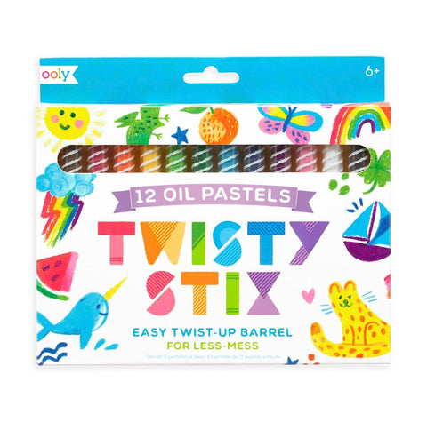 Twisty Stix Oil Pastels-Set of 12