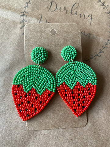 Strawberry Fields Earring